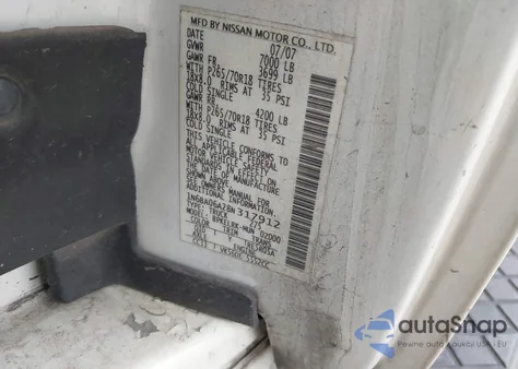 2008 Nissan Titan Xe z USA, uszkodzony, nr VIN 1N6BA06A28N317912